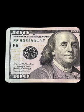 20pcs Money Print Mylar Bags 4.84" x3.7" Small Self Sealing Jewelry,candy, gifts